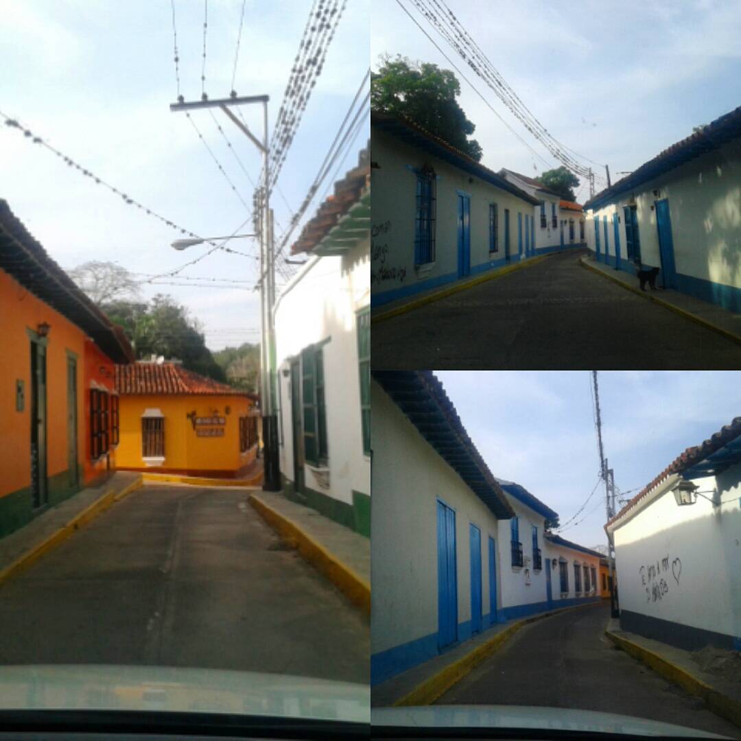 Calles de entrada a Choroní