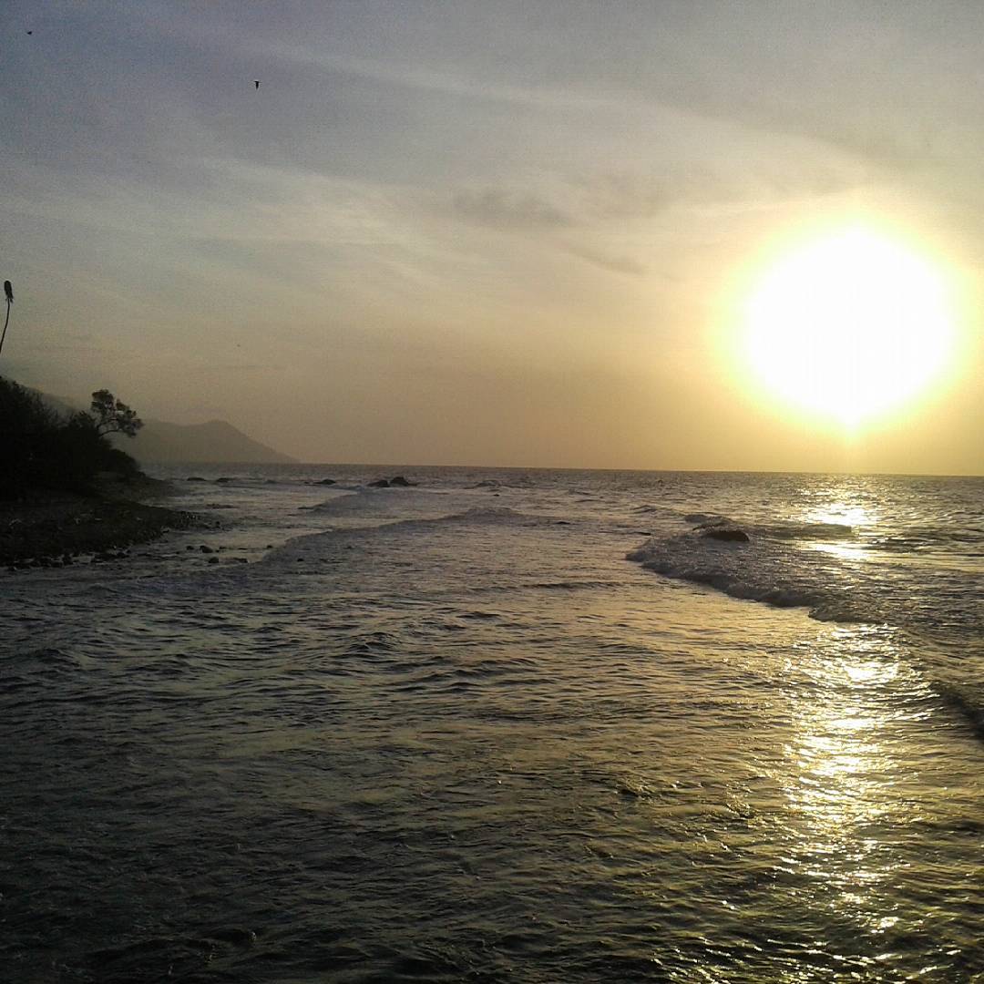 Atardecer desde el malecón