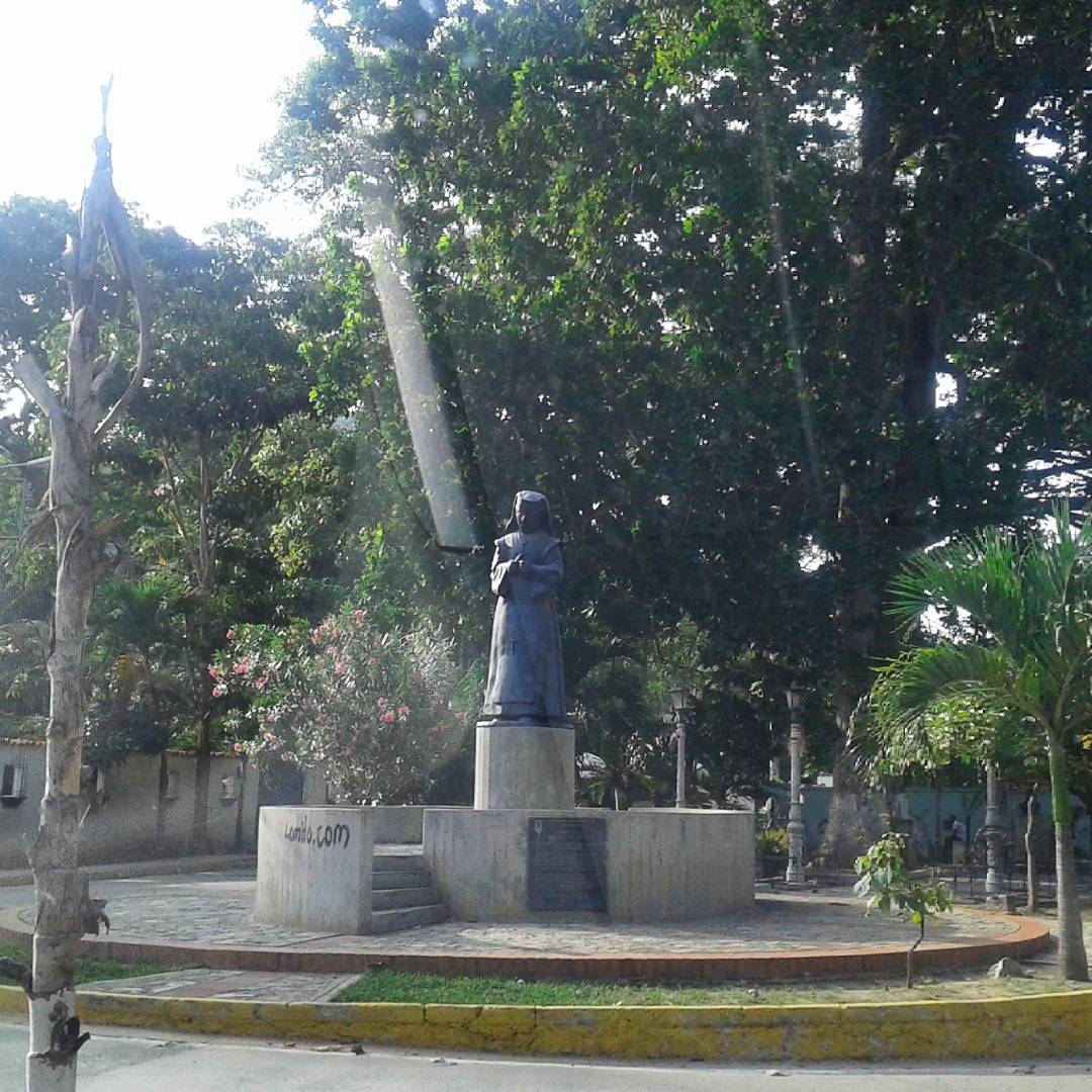 La Madre María en la entrada de Choroní
