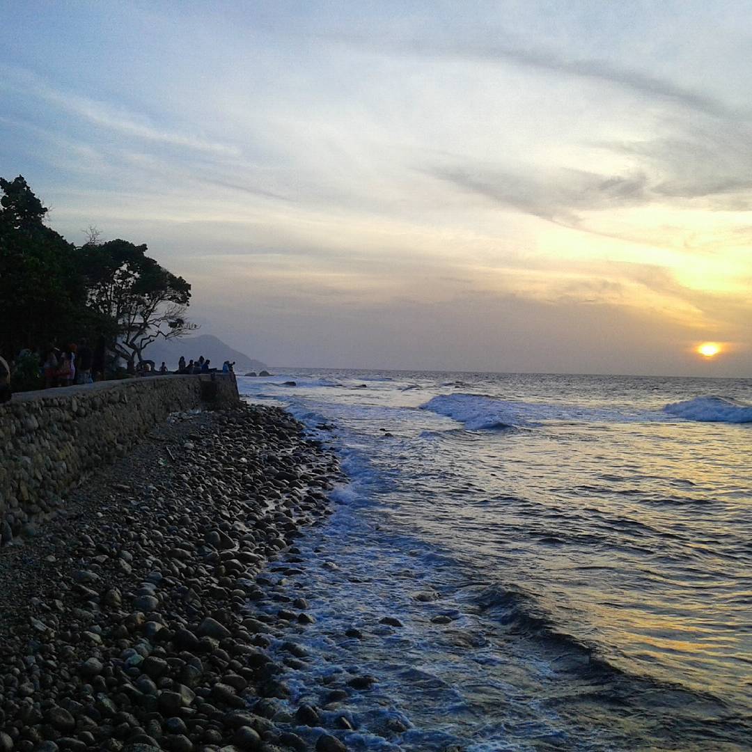 Atardecer desde el malecón