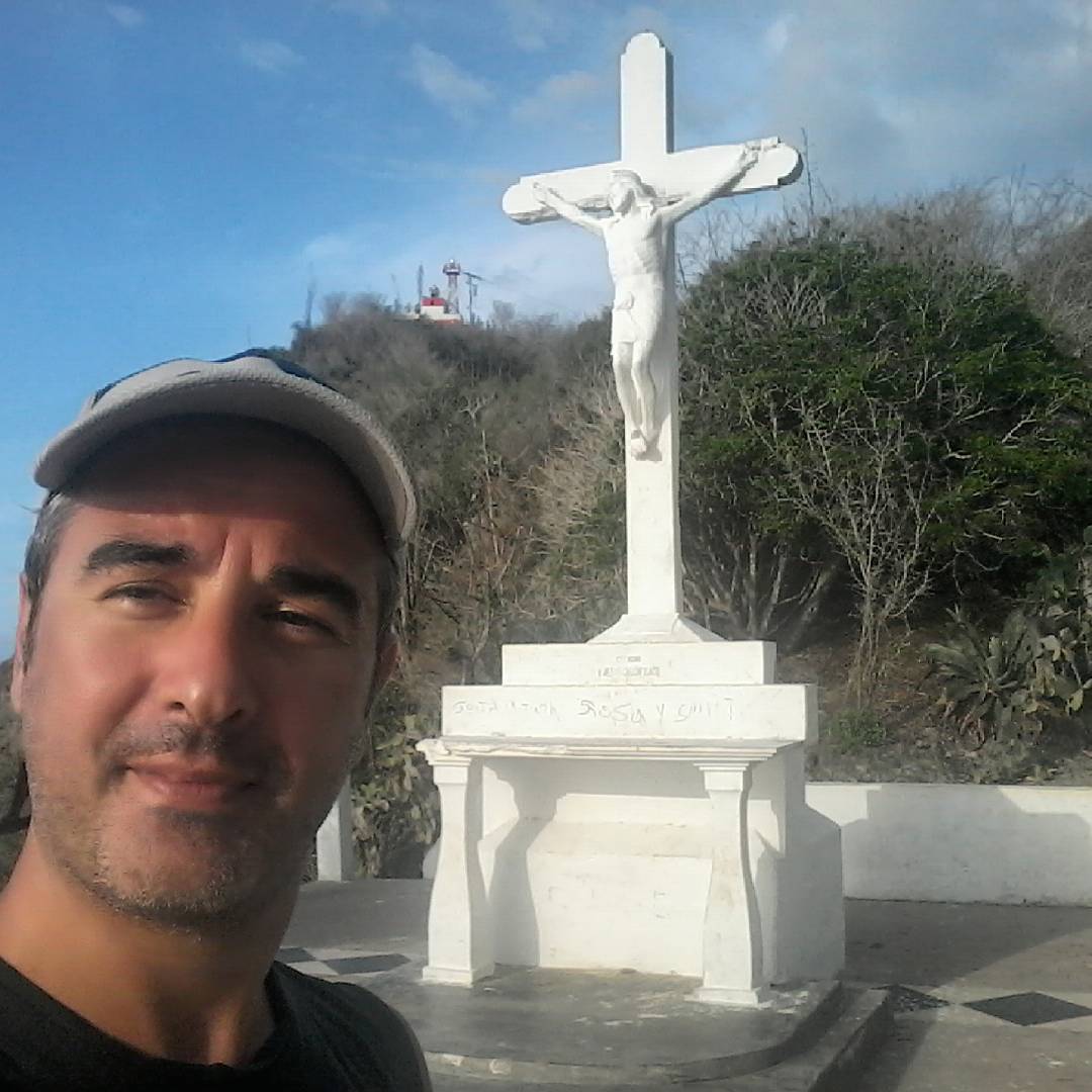 El Cristo del abuelo, desde la colina