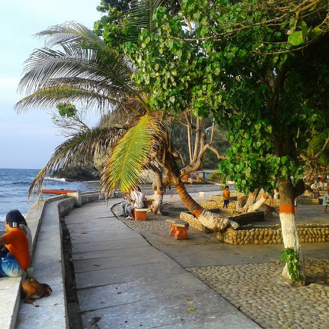 El malecón al atardecer