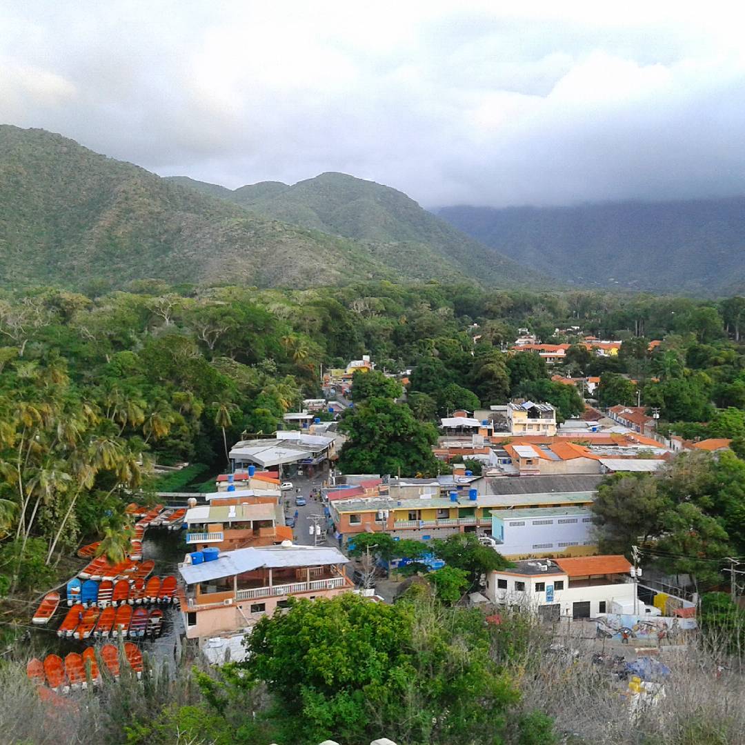 Puerto Colombia visto desde el Cristo